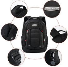 Cargar imagen en el visor de la galería, Cross Gear Backpack with USB Charging Port Laptop bag and Combination Lock- Fits Most 15.6 Inch Laptops and Tablets CR-9003BK-USB