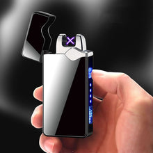 Cargar imagen en el visor de la galería, Metal Usb carga arco plasma eléctrico pulso encendedor electrónico gadgets para hombre regalo de Navidad