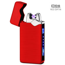 Cargar imagen en el visor de la galería, Metal Usb carga arco plasma eléctrico pulso encendedor electrónico gadgets para hombre regalo de Navidad