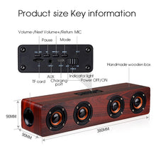 Cargar imagen en el visor de la galería, Altavoz Bluetooth portátil sistema de sonido de altavoz inalámbrico portátil 10W ESTÉREO música envolvente altavoz al aire libre impermeable