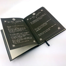 Cargar imagen en el visor de la galería, 2018 Planificador de Anime Death Note Book Manera Encantadora Tema Ryuk Cosplay Notebook Nueva Escuela Suministra Gran Escritura Diario