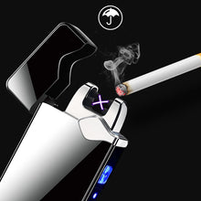 Cargar imagen en el visor de la galería, Metal Usb carga arco plasma eléctrico pulso encendedor electrónico gadgets para hombre regalo de Navidad