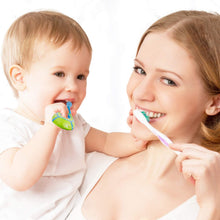 Cargar imagen en el visor de la galería, Slotic Baby Toothbrush for 0-2 Years, Safe and Sturdy, BPA Free Toddler Oral Care Teether Brush | Extra Soft Bristle for Baby Teeth and Infant Gums | Dentist Recommended | 4-Pack
