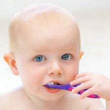 Cargar imagen en el visor de la galería, Slotic Baby Toothbrush for 0-2 Years, Safe and Sturdy, BPA Free Toddler Oral Care Teether Brush | Extra Soft Bristle for Baby Teeth and Infant Gums | Dentist Recommended | 4-Pack
