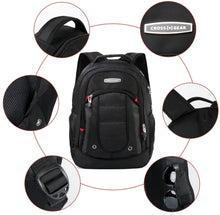 Cargar imagen en el visor de la galería, Cross Gear Backpack with USB Charging Port Laptop bag and Combination Lock- Fits Most 15.6 Inch Laptops and Tablets CR-9003BK-USB
